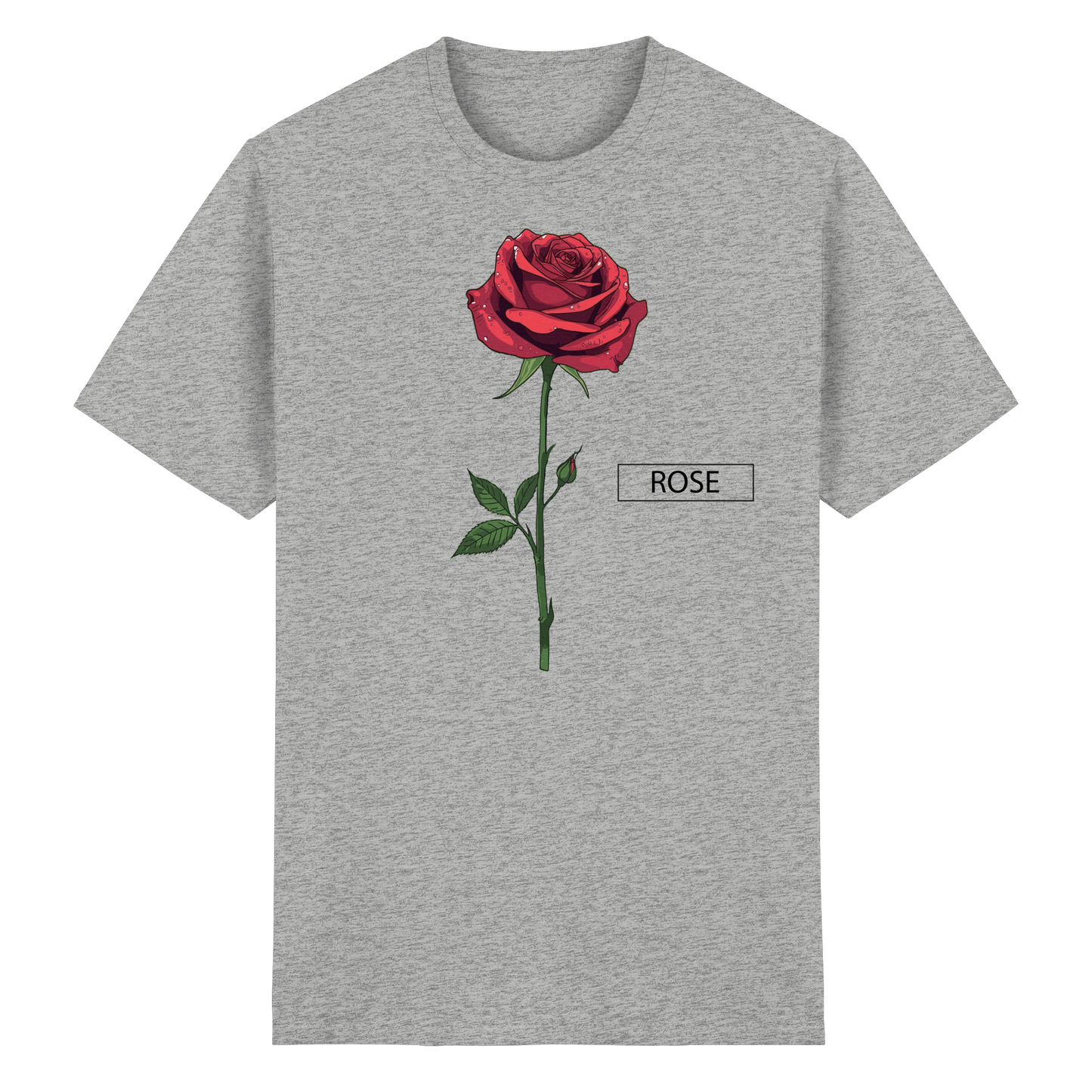ROSE by Feathery - Heavy Cotton T-Shirt