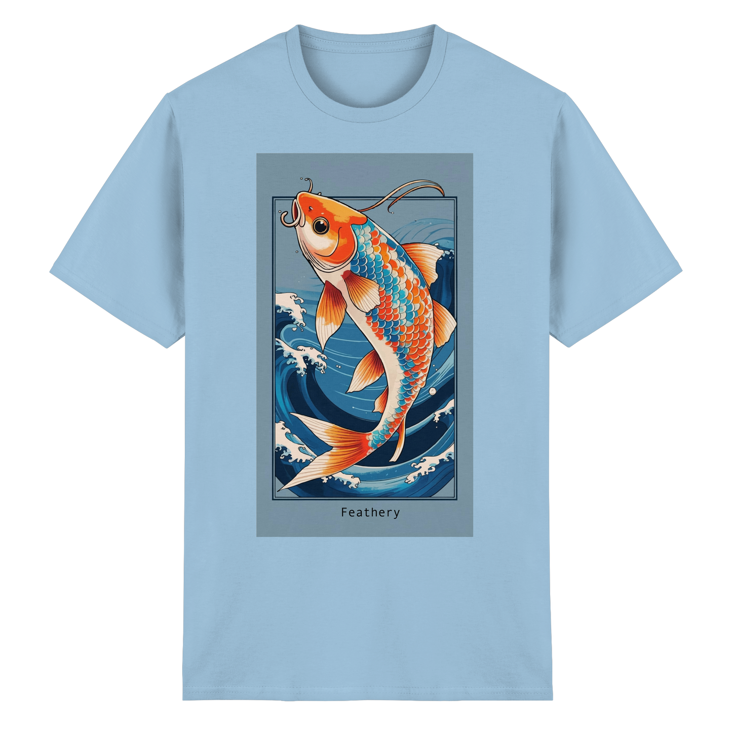 KOI by Feathery - Heavy Cotton T-Shirt