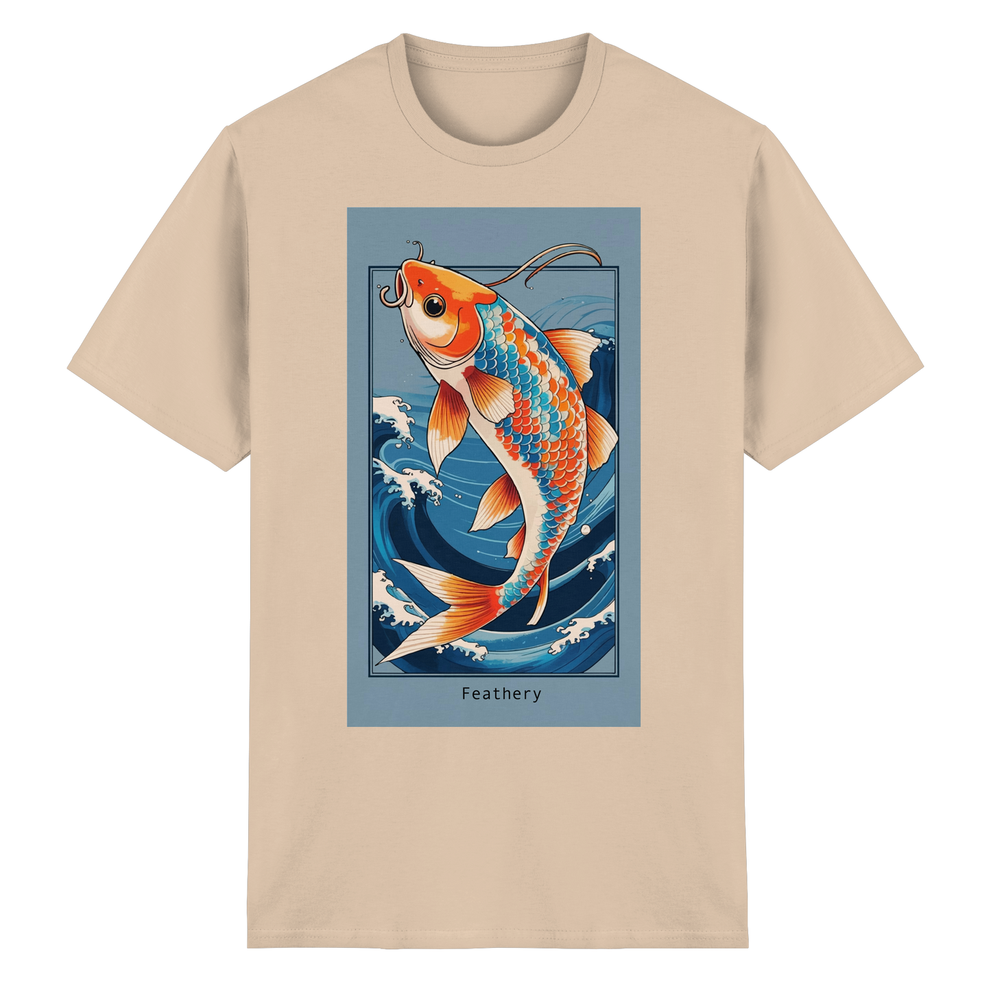 KOI by Feathery - Heavy Cotton T-Shirt