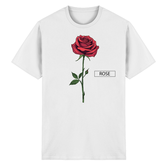 ROSE by Feathery - Heavy Cotton T-Shirt