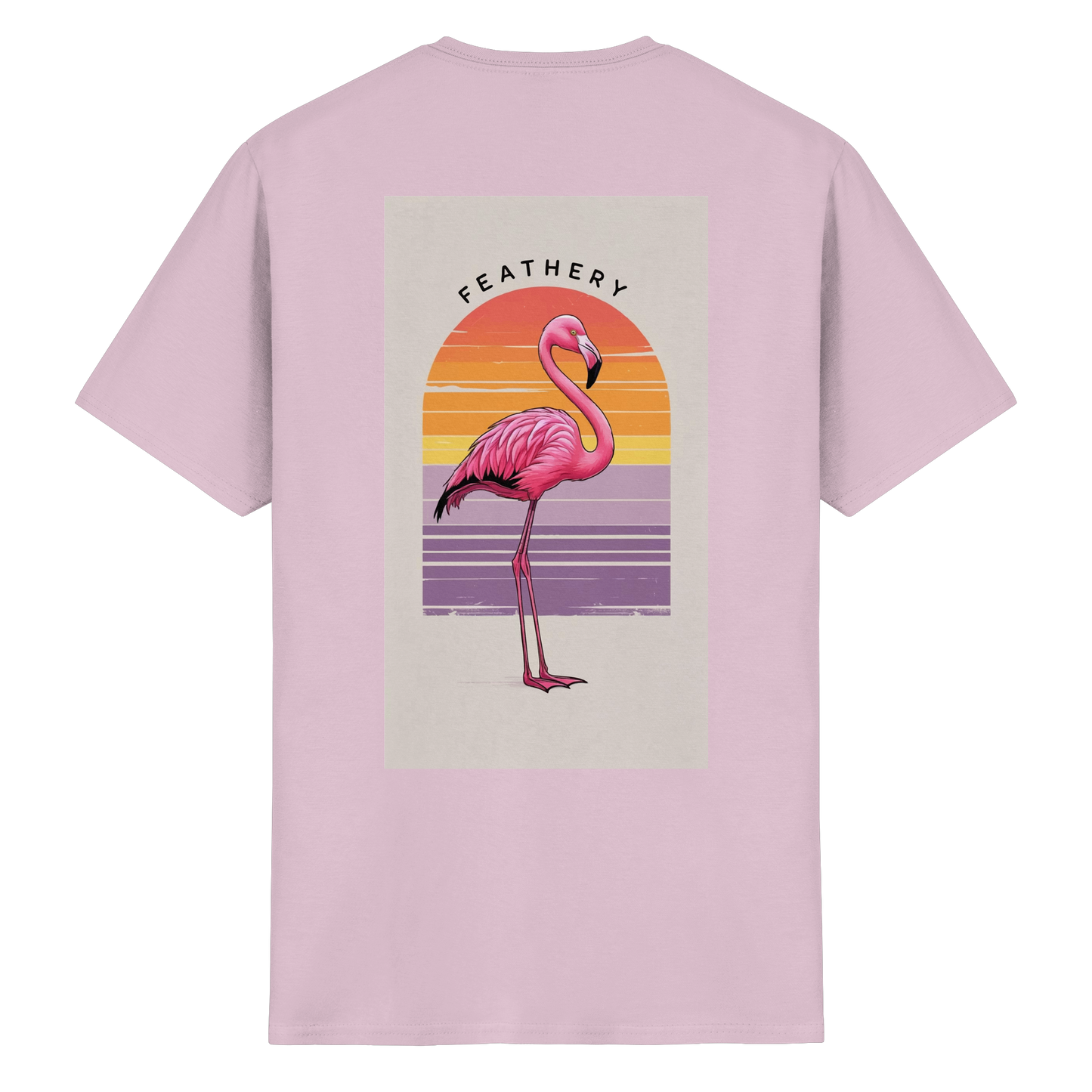 FLAMINGO by Feathery - Heavy Cotton T-Shirt