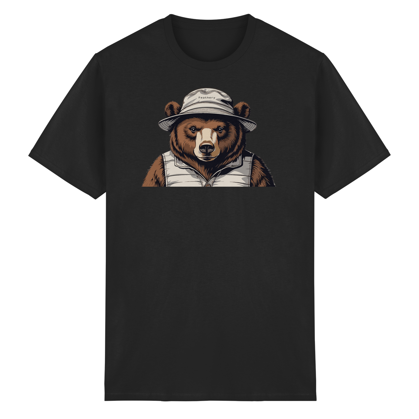BEAR by Feathery - Heavy Cotton T-Shirt
