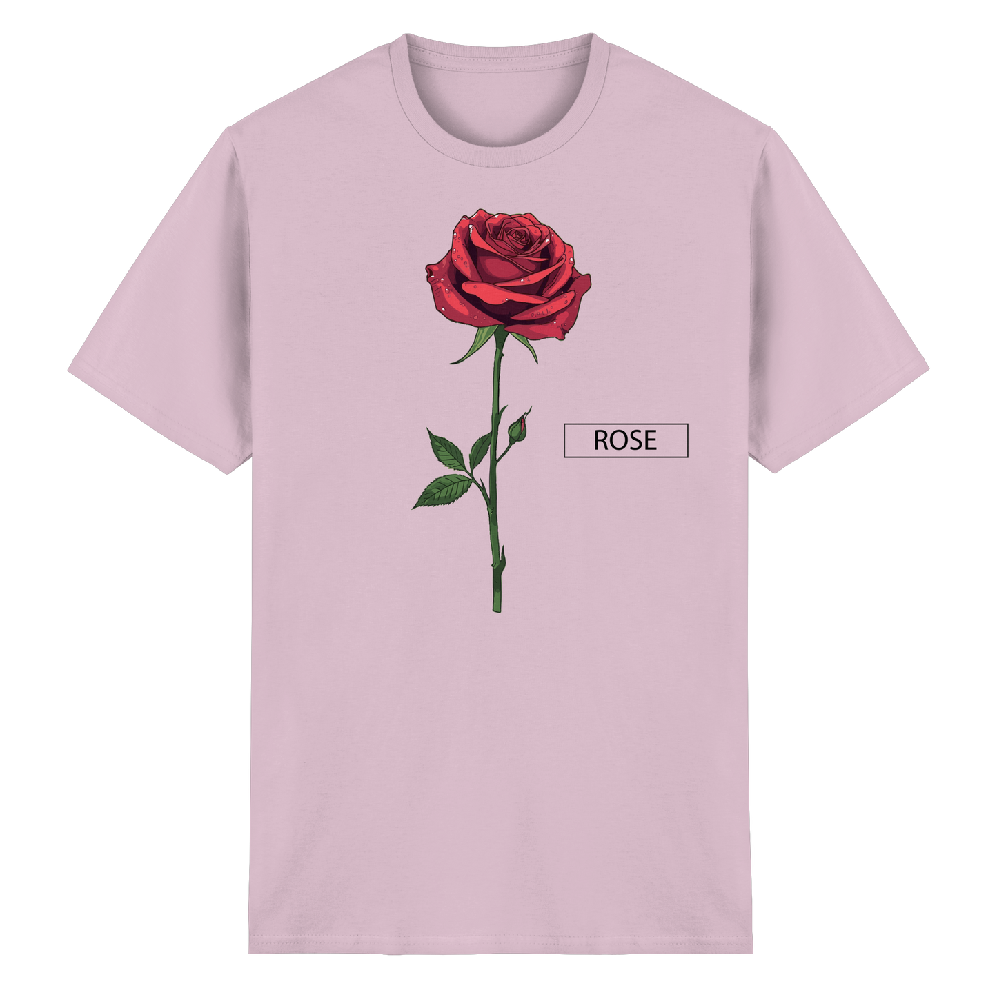 ROSE by Feathery - Heavy Cotton T-Shirt
