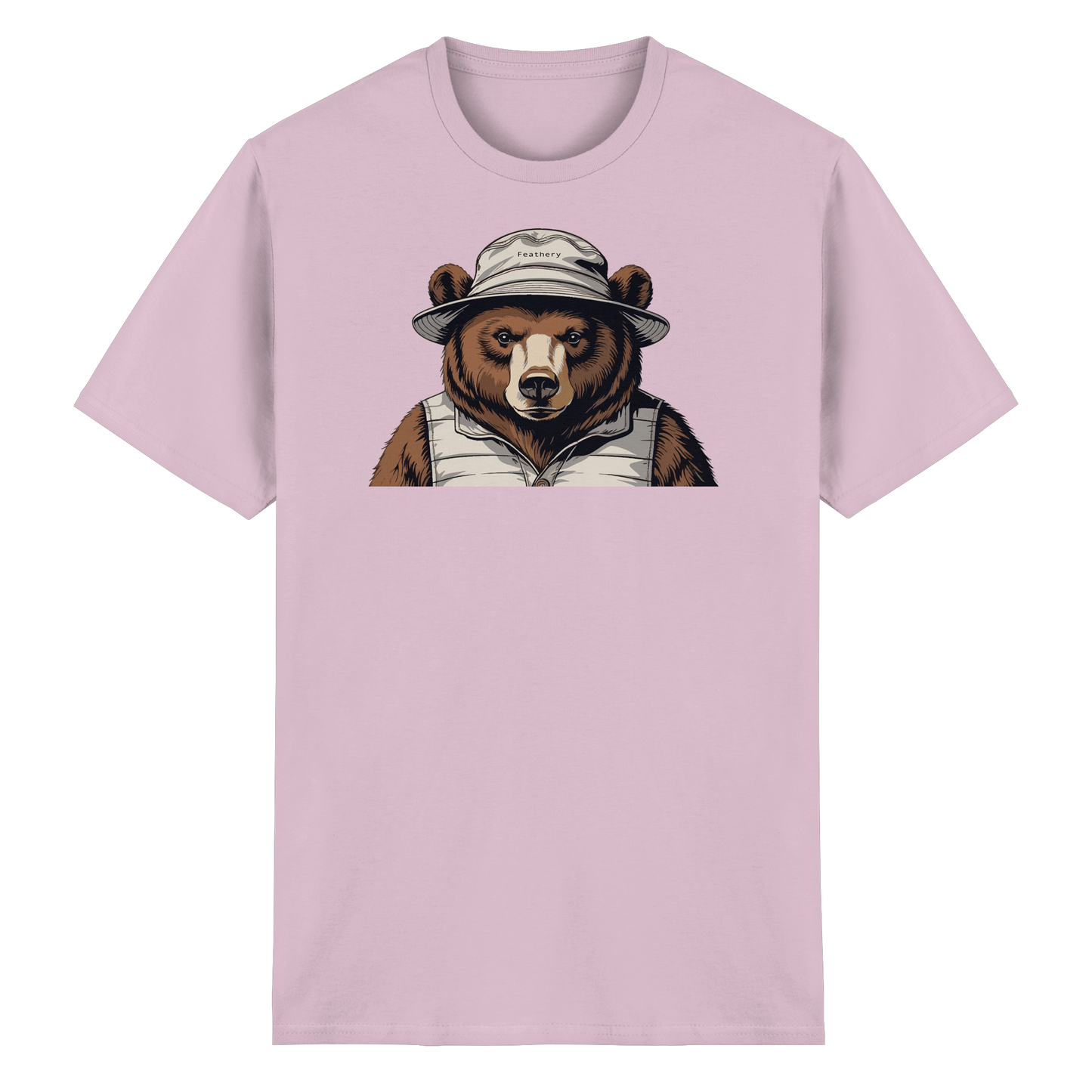 BEAR by Feathery - Heavy Cotton T-Shirt