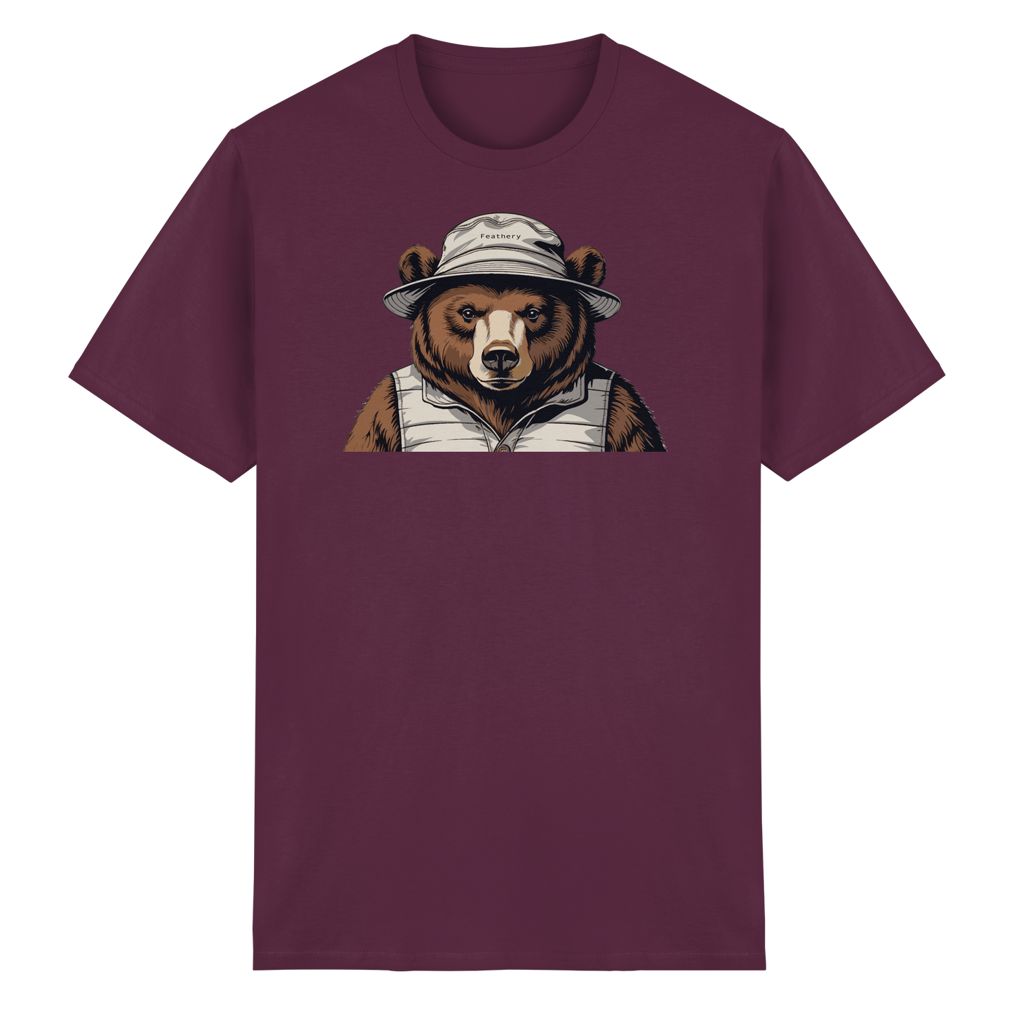 BEAR by Feathery - Heavy Cotton T-Shirt