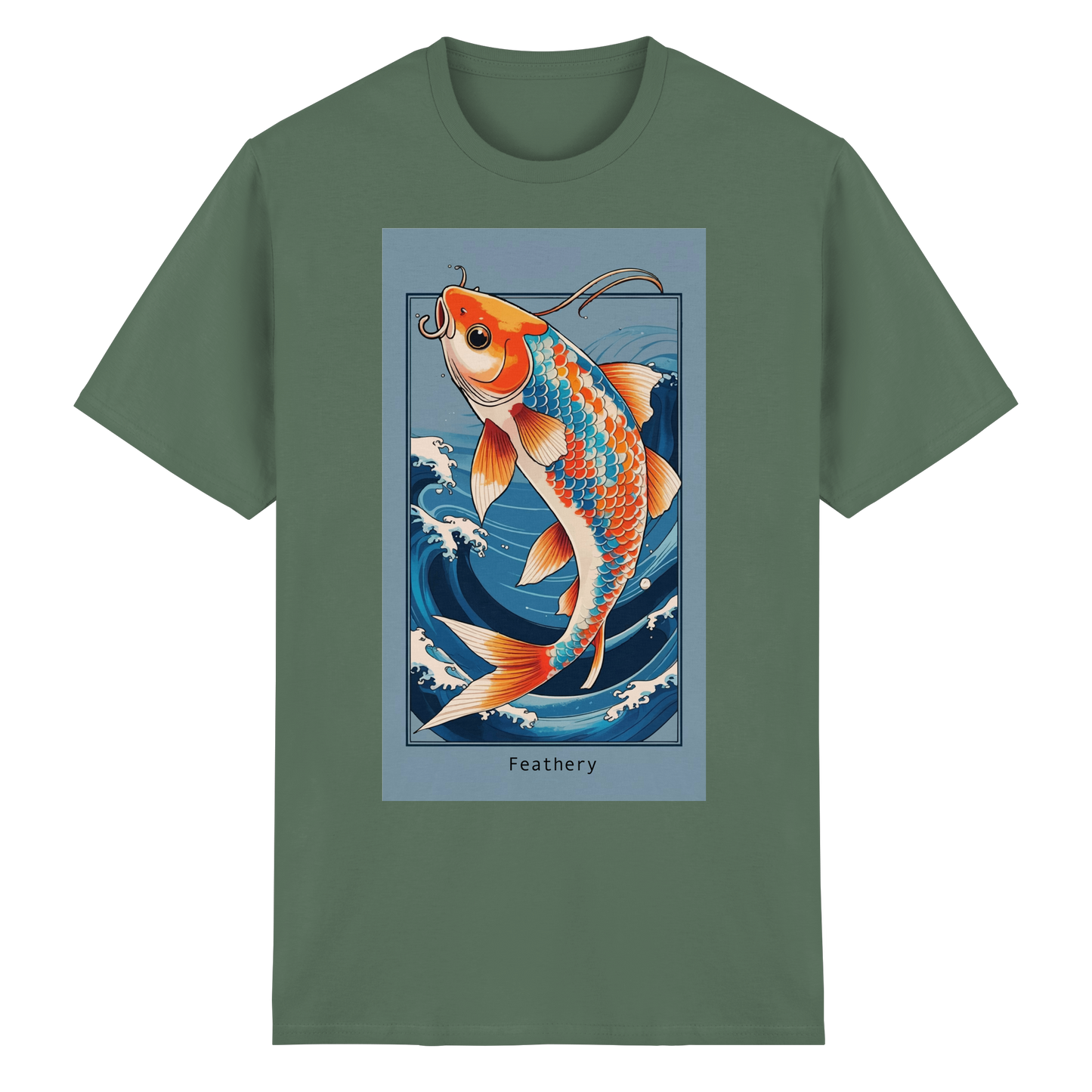 KOI by Feathery - Heavy Cotton T-Shirt