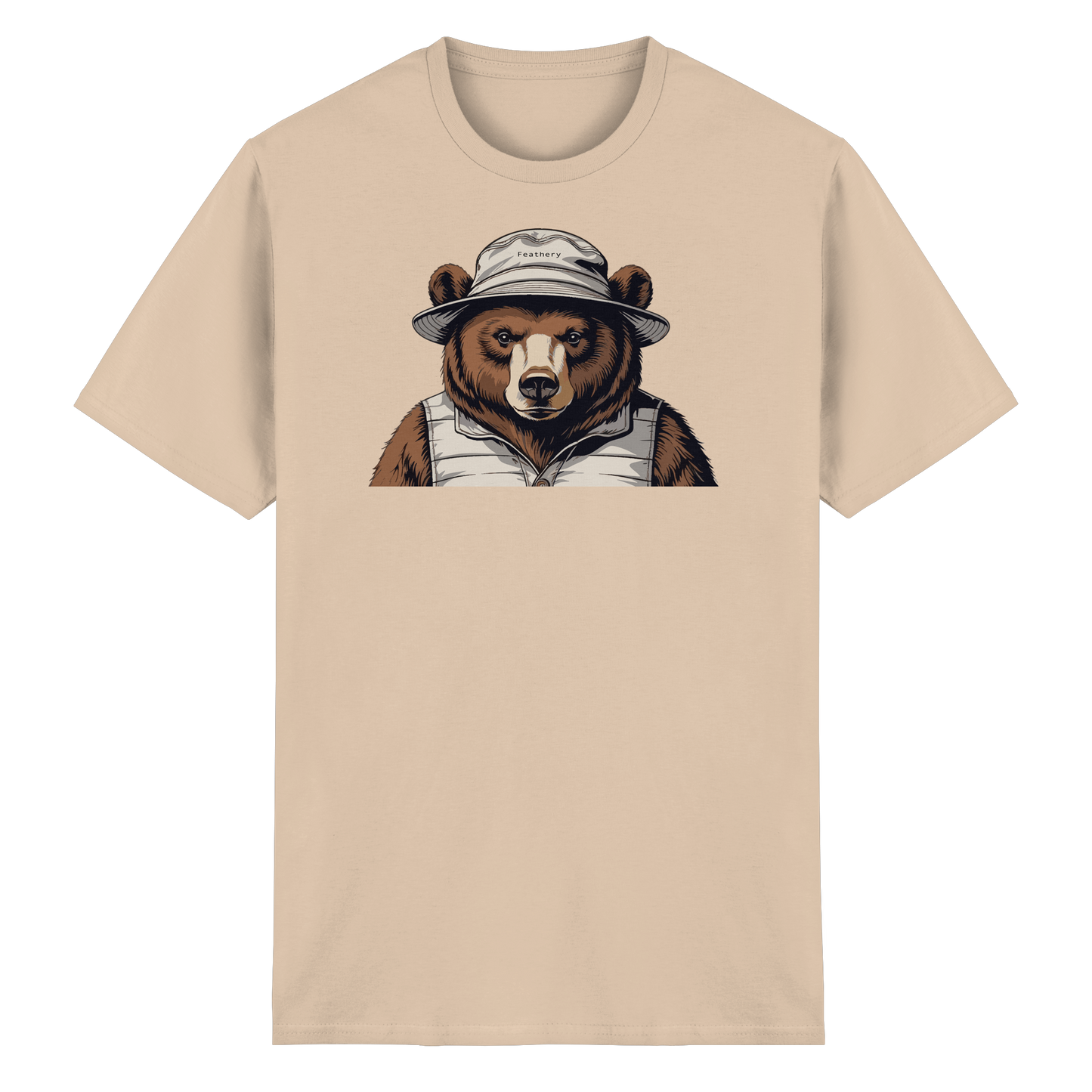 BEAR by Feathery - Heavy Cotton T-Shirt