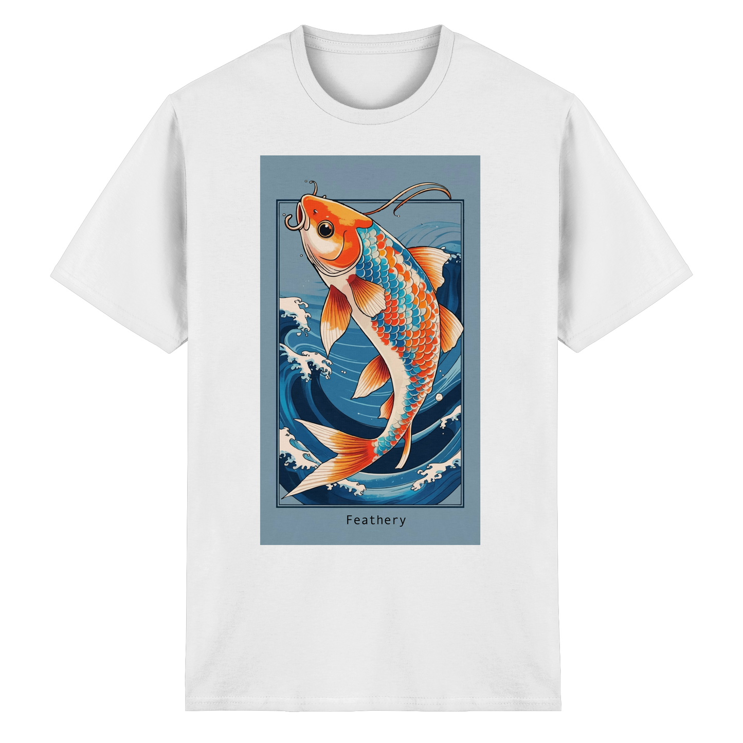 KOI by Feathery - Heavy Cotton T-Shirt