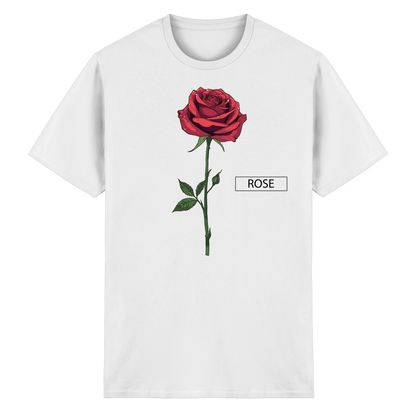 ROSE by Feathery - Heavy Cotton T-Shirt
