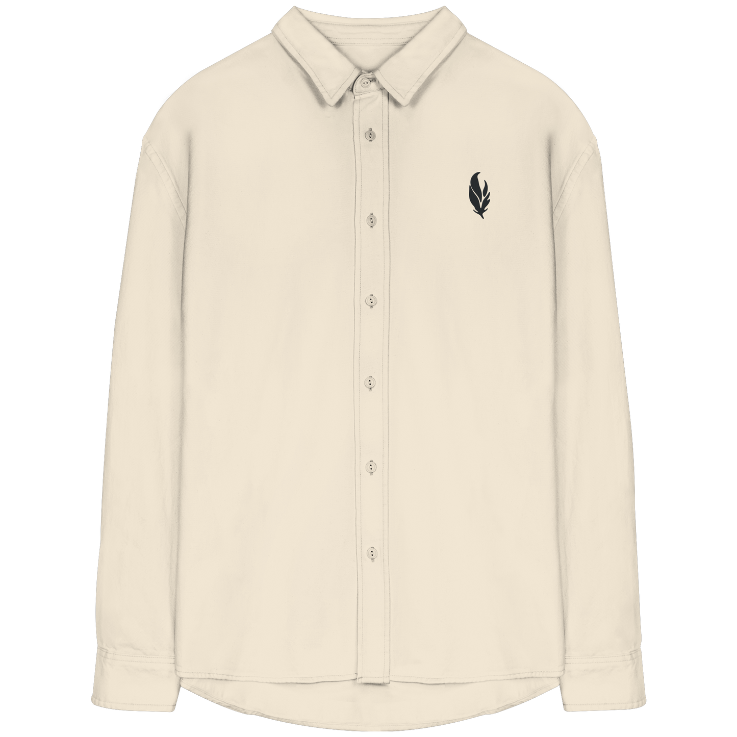 ORGANIC by Feathery - Organic Relaxed Button-Up Shirt